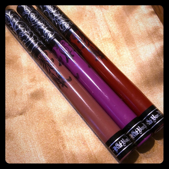 Kat Von D Everlasting Liquid Lip Set of 3 - Picture 1 of 3